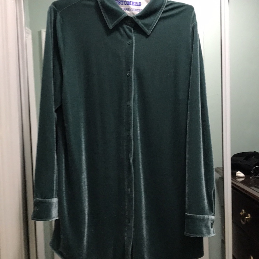 Velvet blouse.  Barely worn
